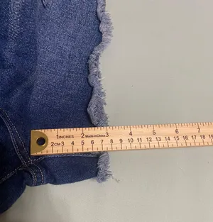 Time And Tru Denim shorts Sz 16 High Rise thumbnail 2