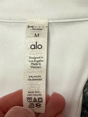 Alo Yoga Charmed Tennis Dress White M thumbnail 4