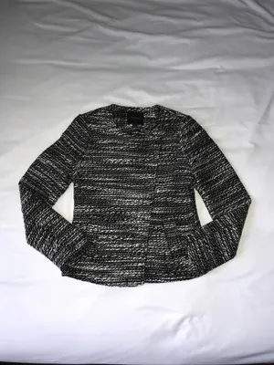 Black and White Tweed Jacket thumbnail 2