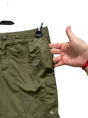 Columbia Y2K Womens Outdoor Shorts Olive Green Size S Summer Hiking Gorpcore thumbnail 8