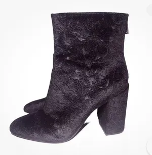 Jessica Simpson moody floral tall block heeled boot size 7.5 aninada thumbnail 1