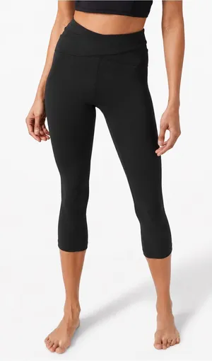 Lululemon Aligned Angles High Rise Yoga Leggings Pants Crop 4 Black thumbnail 1