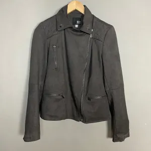 Kut from the Kloth Faux Suede Moto Jacket Women Size Zip-Up Motorcycle thumbnail 10