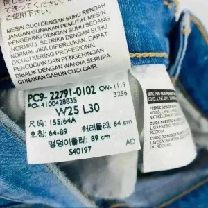 Levi's Distressed Women's Mile‎ High Super Skinny Distressed Jeans Size 25 thumbnail 11