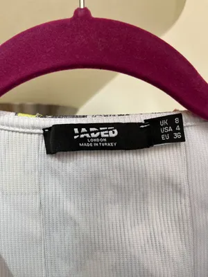 Jaded London Graphic Long Sleeve Crop Top thumbnail 4