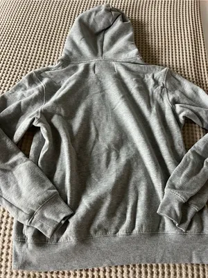 mandee Heather Gray Hooded Pullover Sweatshirt Size M thumbnail 3