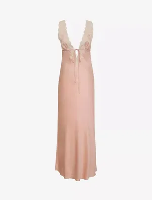Revolve Rumored venice pink lace maxi dress. Size Medium thumbnail 13