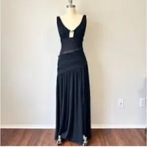 NWT Runaway The Label Denver Maxi Dress in Black SIZE 8 thumbnail 3