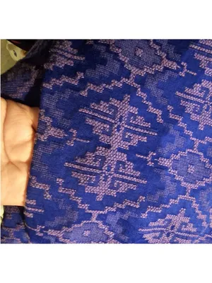 Maeve for Anthropologie Blue Purple Geometric Print Mini Dress Size 12 thumbnail 8