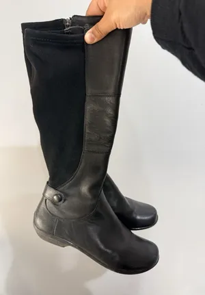 Dansko Francesca Odette Tall Nappa Milled Leather Comfort Boots Size‎ 38 thumbnail 1