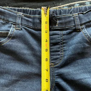 Wrangler Blue Straight Leg Jeans Classic Style Drawstring Pants Distressed SZ 10 thumbnail 11