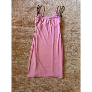 Pink Spaghetti Strap Bodycon Dress Women S Slit Slip Stretch Cocktail Party thumbnail 7