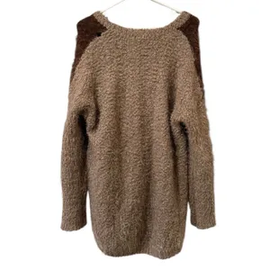 Dex‎ Women Size Medium Shaggy Knit Sweater Peppy Bohemian Boho Cottagecore READ thumbnail 2