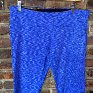 Tuff Athletics Blue Static Cropped Ankle Leggings Women's Size XL thumbnail 2