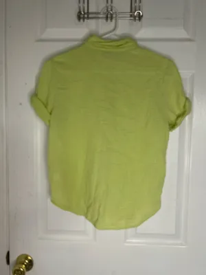 Lucky Brand Green Button Down Top thumbnail 2