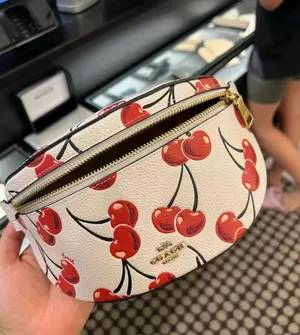 Coach Bethany Belt Bag With Cherry Print CB610 thumbnail 1
