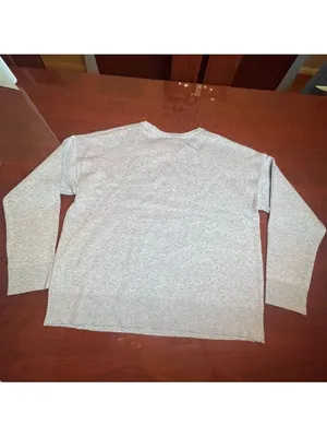 Beldini Double Knit Novelty Cat sweater from Grey kitties graphic design Sz L thumbnail 7