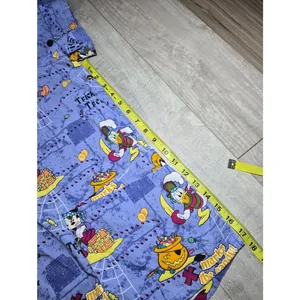 Disney Halloween Scrub Top in Lavender 2X Mickey Mouse thumbnail 6
