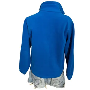Columbia Fleece Jacket Electric Blue Small Kids 14-16 Full Zip Plush Pockets NEW thumbnail 5