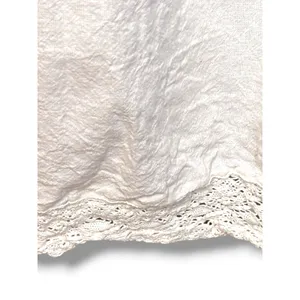 Shoedazzle White Lace Trim Tiered Peasant Midi Skirt Western Boho Cottage Prairie Romantic thumbnail 5