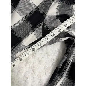 Victoria's Secret Black White Metallic Plaid Preppy Loungewear Pajama Pants S thumbnail 10