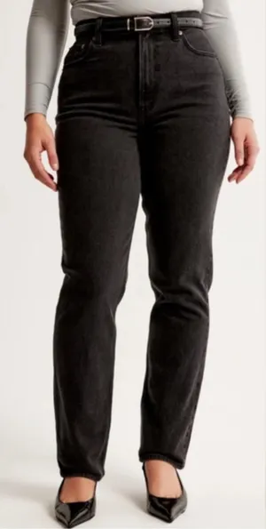 Abercrombie Curve Love Jeans - Black thumbnail 1