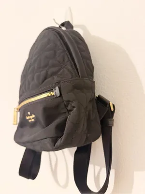 Kate Spade New York Flower Quilted Fabric Small Backpack Black thumbnail 4