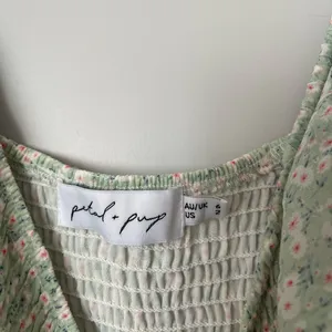 Petal & Pup Green Ruffled Tiered Midi Dress thumbnail 5
