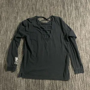 PINK black long sleeve thumbnail 2