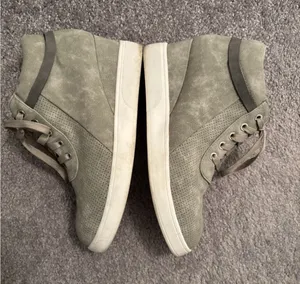 Journee Collection Women's High-Top Sneakers in Light Gray Size 11 thumbnail 1
