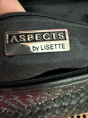 Vintage 80s/90s Aspects by Lisette Black Basketweave East West Doctor’s Bag thumbnail 4