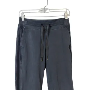 Lululemon Scuba High-Rise Jogger Women Size 6 Black Fleece Drawstring Sweatpants thumbnail 3