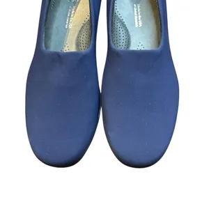 SAS‎ Shoes Womens Size 9.5WW Navy Slip On Dress Wedge Tripad Comfort Made in USA thumbnail 2