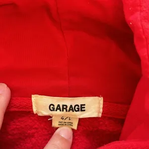 Garage Red Hoodie thumbnail 2