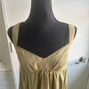 Daily Practice NEW WITH TAGS‎ Top Tier Utility Sweetheart Midi Dress small boho thumbnail 3