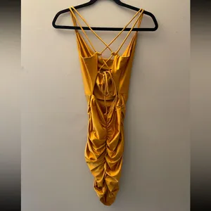 Windsor gold strapped dress thumbnail 2