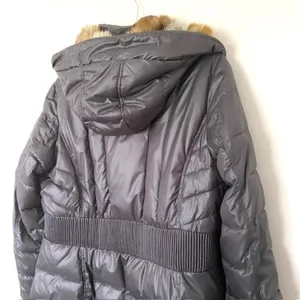 Laundry by Design Gray Puffer Coat Faux Fur Hood Removable Trim Insulated Sz 1X thumbnail 3