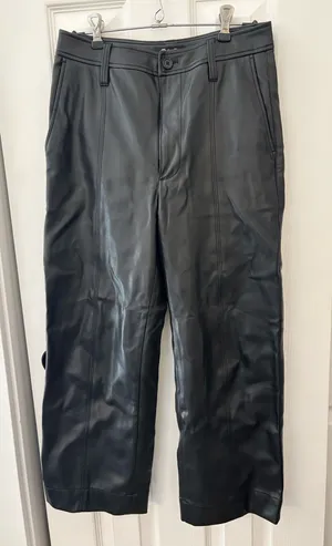 Madewell Faux Leather Pants thumbnail 1