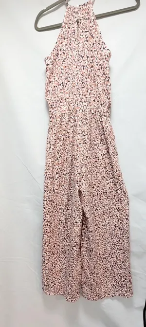 ✨ Boho Floral Halter Jumpsuit • Wide Leg • Size S 🌸 thumbnail 8