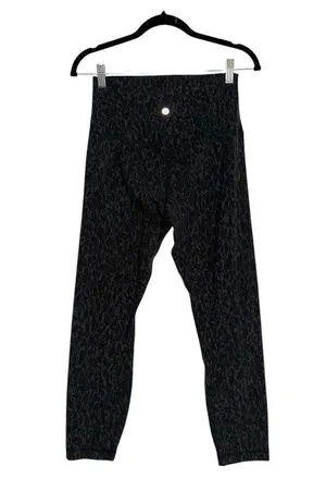 Lululemon Align High Rise Crop 23” in Leopard Camo Deep Coal Multi 6 thumbnail 2
