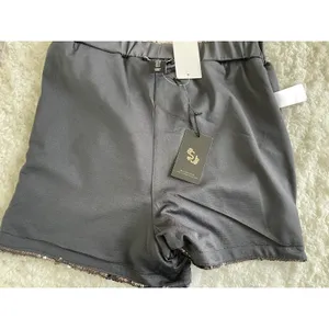Sincerely Jules Shorts Womens Small Silver Sequin Hot Pants Elastic Waist Party thumbnail 7