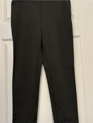 Ann Taylor The Chelsea Gray Trousers Pants Size 8 New with Tags thumbnail 1