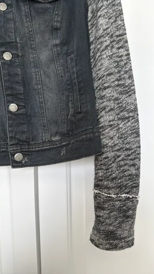 Free People Distressed Denim Jacket thumbnail 2