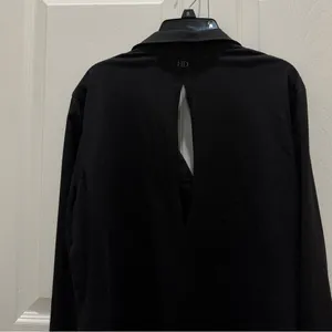 Harley-Davidson Black Cut Out Button Down Blouse Top Medium thumbnail 6