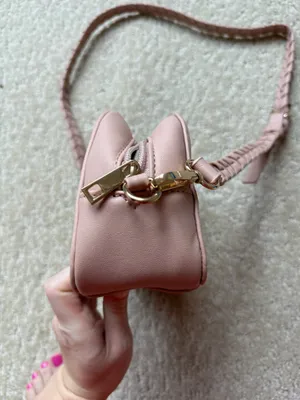 Pink Lily Pale Blush Braided Strap Crossbody  thumbnail 7