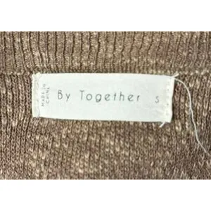 by Together Over and Out Short sleeved knit sweater crew neck sz. S in Green thumbnail 4