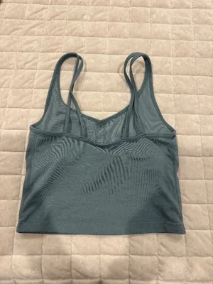 Vuori Womens Halo Performance Crop Tank Top thumbnail 2