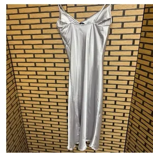 Bebe Silver Midi Slip Dress Size Small‎ thumbnail 2