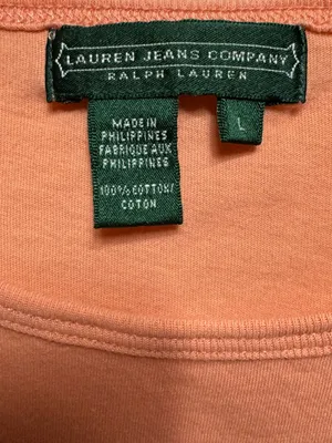 Ralph Lauren Orange Short-Sleeve Graphic Crewneck Tee thumbnail 2