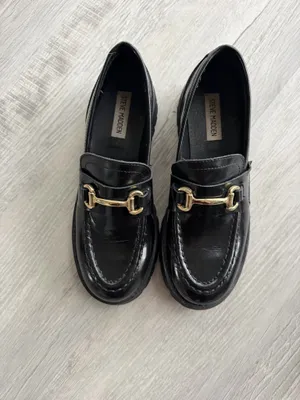 Steve Madden Chunky Black Loafers thumbnail 3